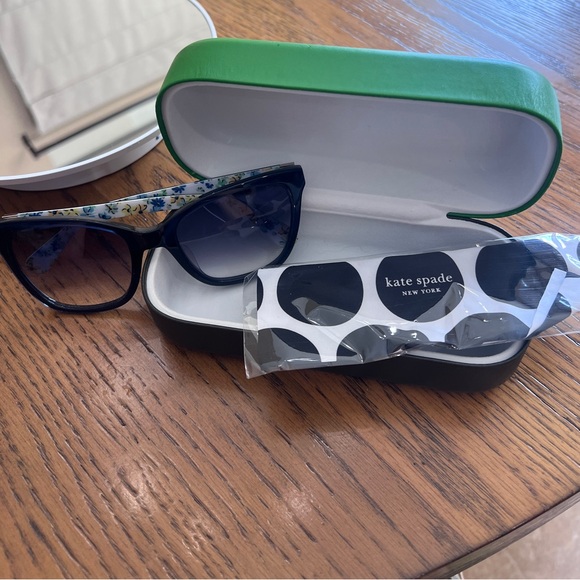 Kate Spade Dark Blue and  Floral Sunglasses